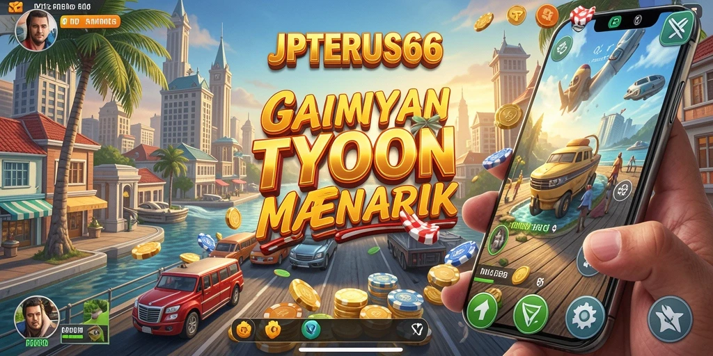 Screenshot gameplay JPTERUS66 yang menampilkan strategi manajemen yang mendebarkan.