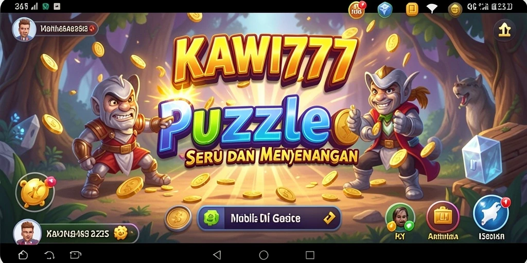 Tampilan gameplay seru KAWI777 yang menantang otak.