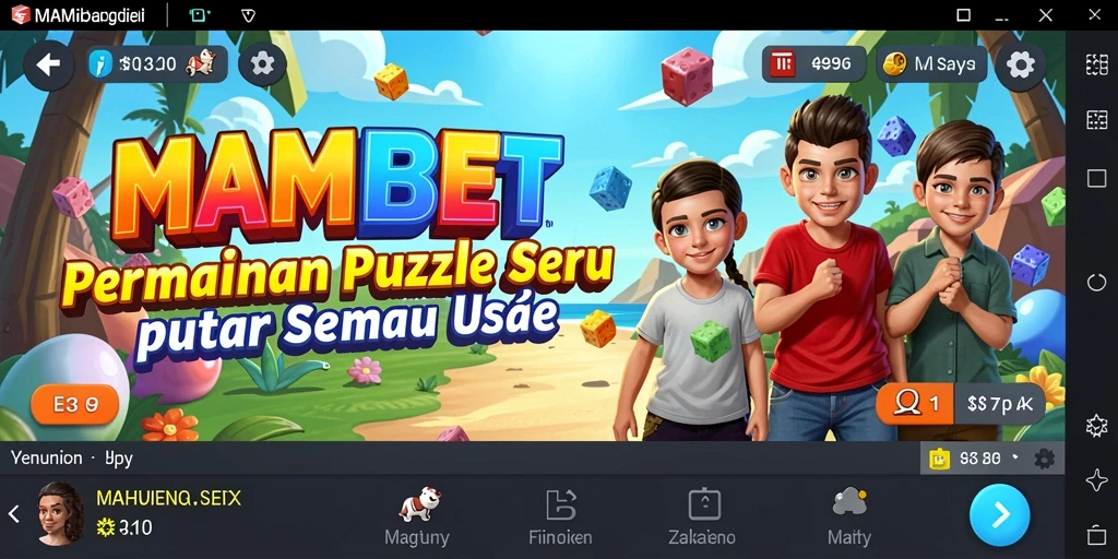 Gameplay seru MAMIBET yang menantang dengan berbagai teka-teki Puzzle.