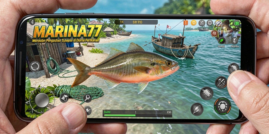 Screenshot gameplay MARINA77 yang menampilkan aktivitas pengelolaan bisnis.