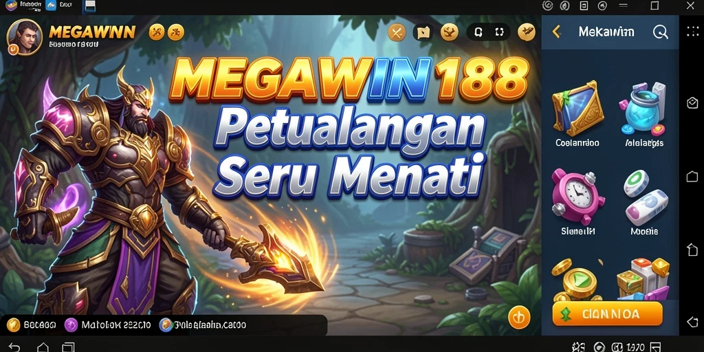 Gameplay seru di dunia petualangan MEGAWIN188.