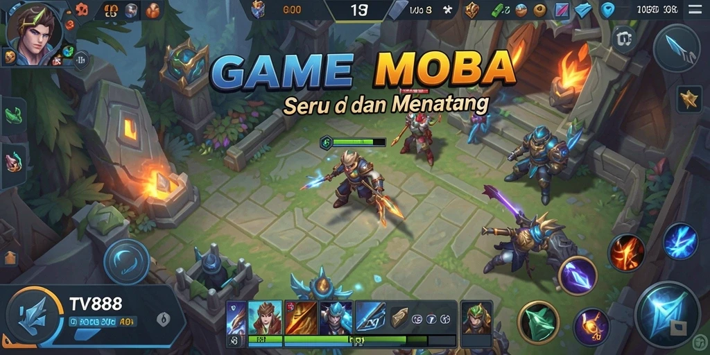 Tangkapan layar gameplay <strong>TV888</strong> menunjukkan pertarungan seru antara karakter yang berbeda.