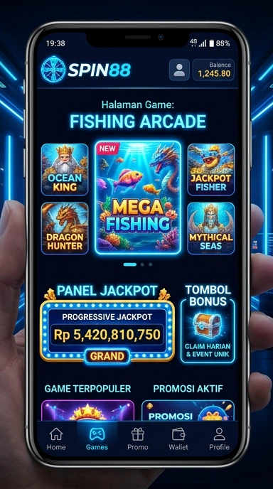 Proses pengunduhan aplikasi di spin88 yang cepat dan mudah.